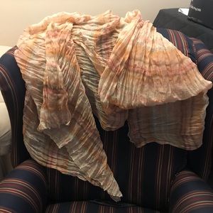 Pleated scarf